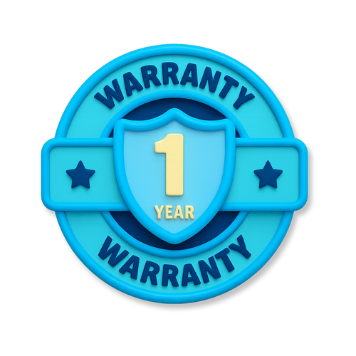1 Year Warranty